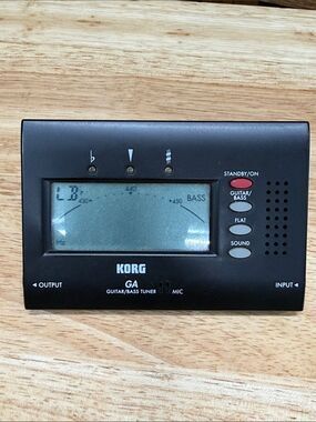 Korg GA-40 Guitar/Bass Tuner - Black